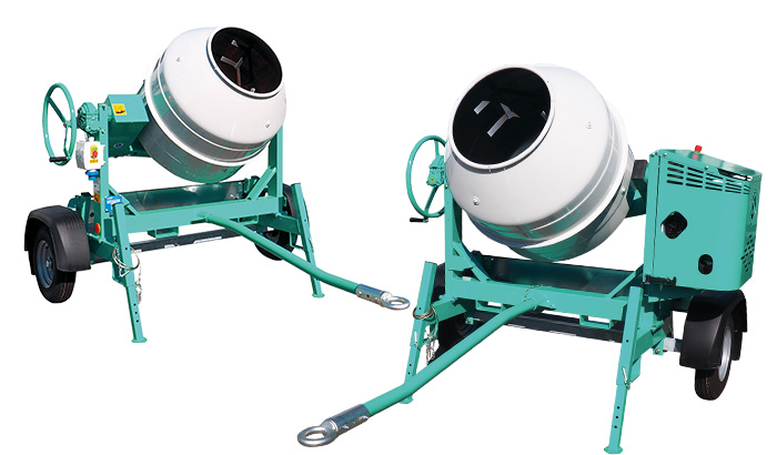 BET2: Bétonnière tractable 235l